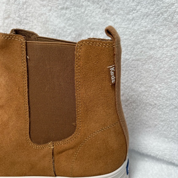 Women’s Keds Brown Suede Platform Chelsea Boots Size 9.5 NWOT - Picture 2 of 6
